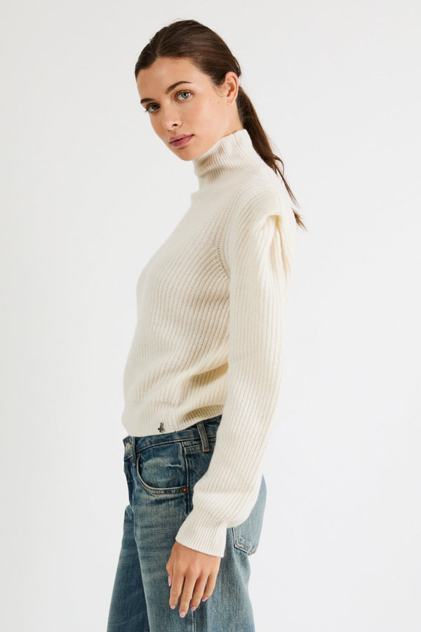 Pamela Cashmere Sweater | Winter White - +Beryll Worn By Good People