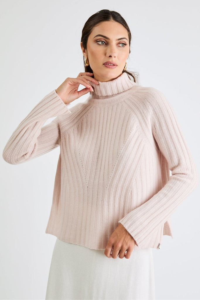 Patricia Cashmere Sweater | Pale Pink - +Beryll Worn By Good People