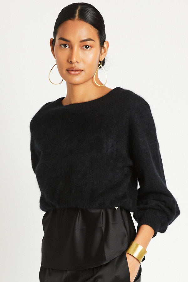 Stevie Cashmere Sweater | Black - +Beryll Worn By Good People