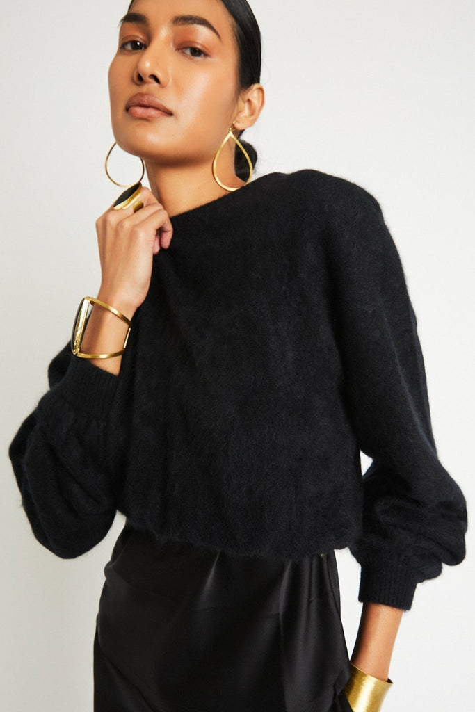 Stevie Cashmere Sweater | Black - +Beryll Worn By Good People