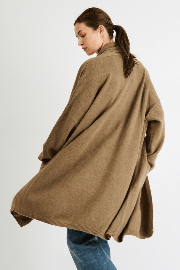 Theresa Cashmere Coat | Driftwood - +Beryll Worn By Good People