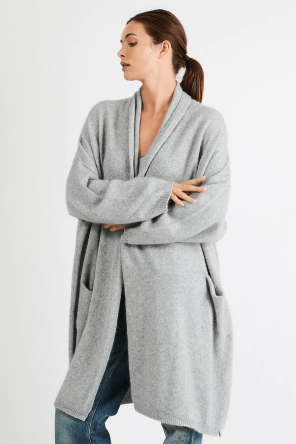 Theresa Cashmere Coat | Shell Grey - +Beryll Worn By Good People