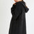 Vivi Cropped Cashmere Coat with Hood | Black - +Beryll Worn By Good People