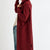 Vivian Cashmere Coat with Hood | Burgundy - +Beryll Worn By Good People