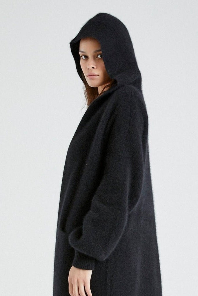 +Beryll Cashmere Coat with Hood - +Beryll Worn By Good People