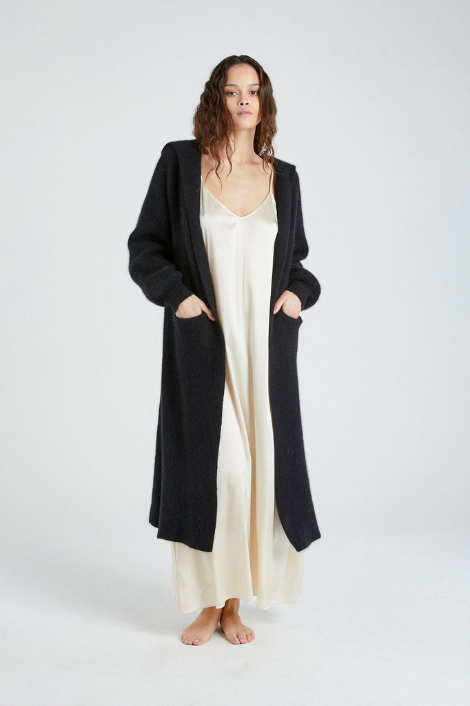 +Beryll Cashmere Coat with Hood - +Beryll Worn By Good People