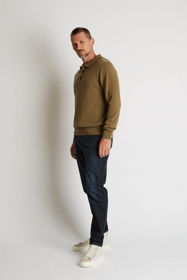 +Beryll Cashmere Polo Long Sleeve Max | Sage - +Beryll Worn By Good People