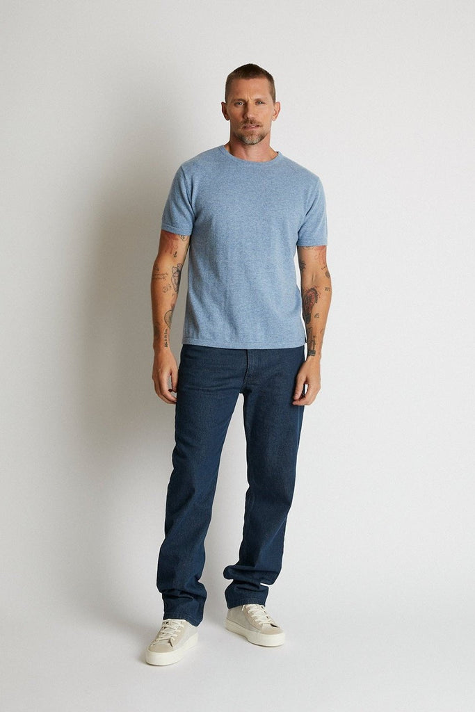+Beryll Cashmere Shirt Matteo | Juicy Blue - +Beryll Worn By Good People