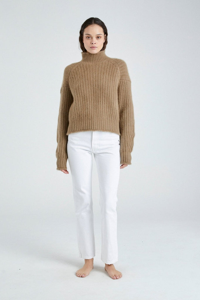 +Beryll Cashmere Sweater Carole | Driftwood - +Beryll Worn By Good People