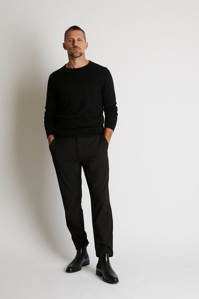 +Beryll Cashmere Sweater David | Black - +Beryll Worn By Good People