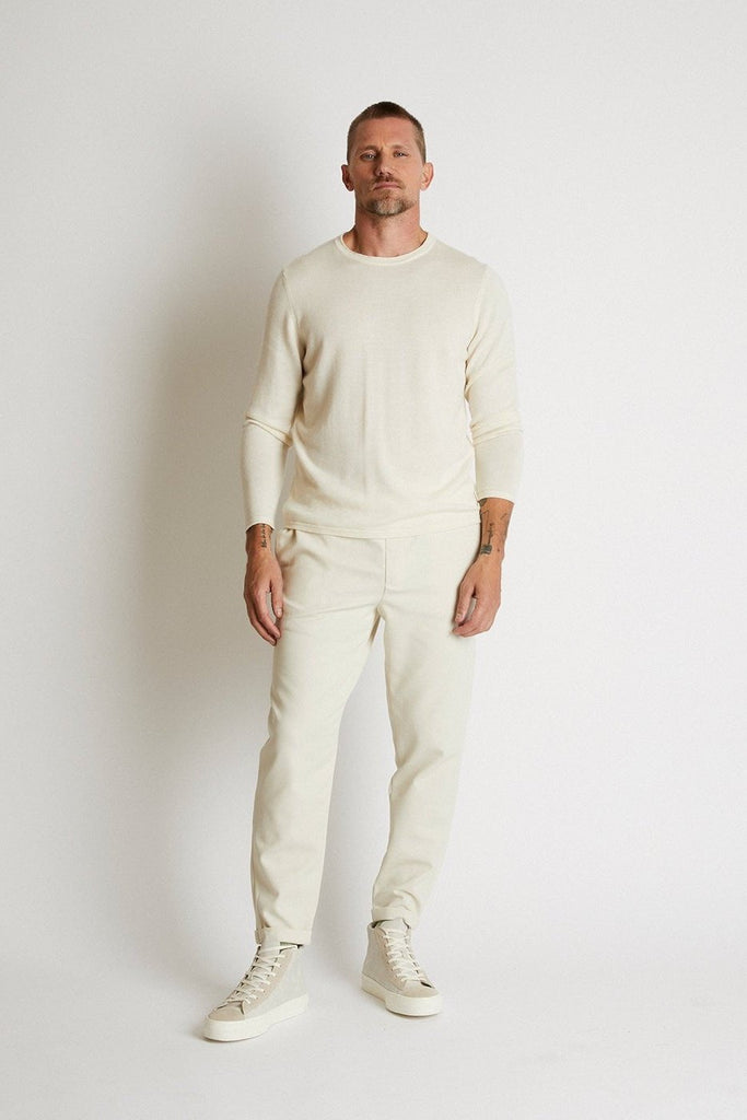 +Beryll Cashmere Sweater David | Ivory - +Beryll Worn By Good People