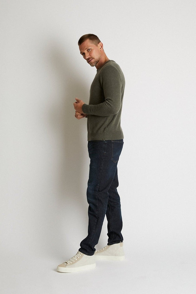 Beryll Cashmere Sweater Luis  Kelp Green - +Beryll Worn By Good People