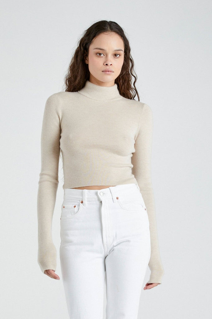 +Beryll Cropped Turtleneck Sweater - +Beryll Worn By Good People