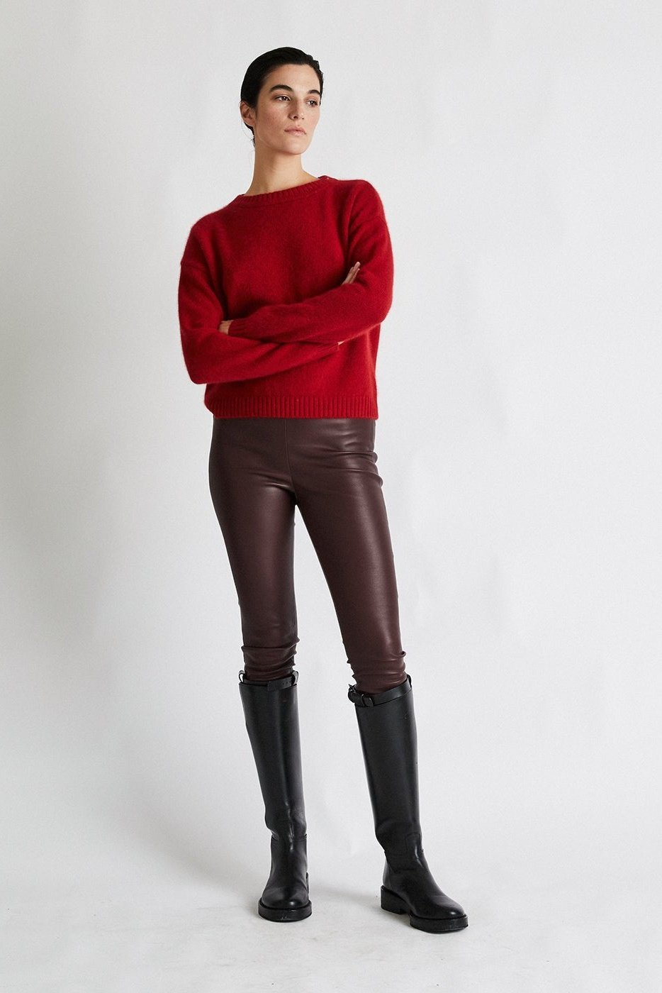 Cashmere leggings in 2023  Cashmere leggings, Cashmere, Roll neck