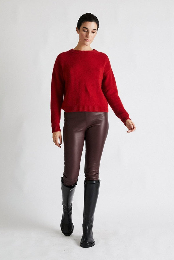 +Beryll Holly Cashmere Sweater | Cherry Red - +Beryll Worn By Good People