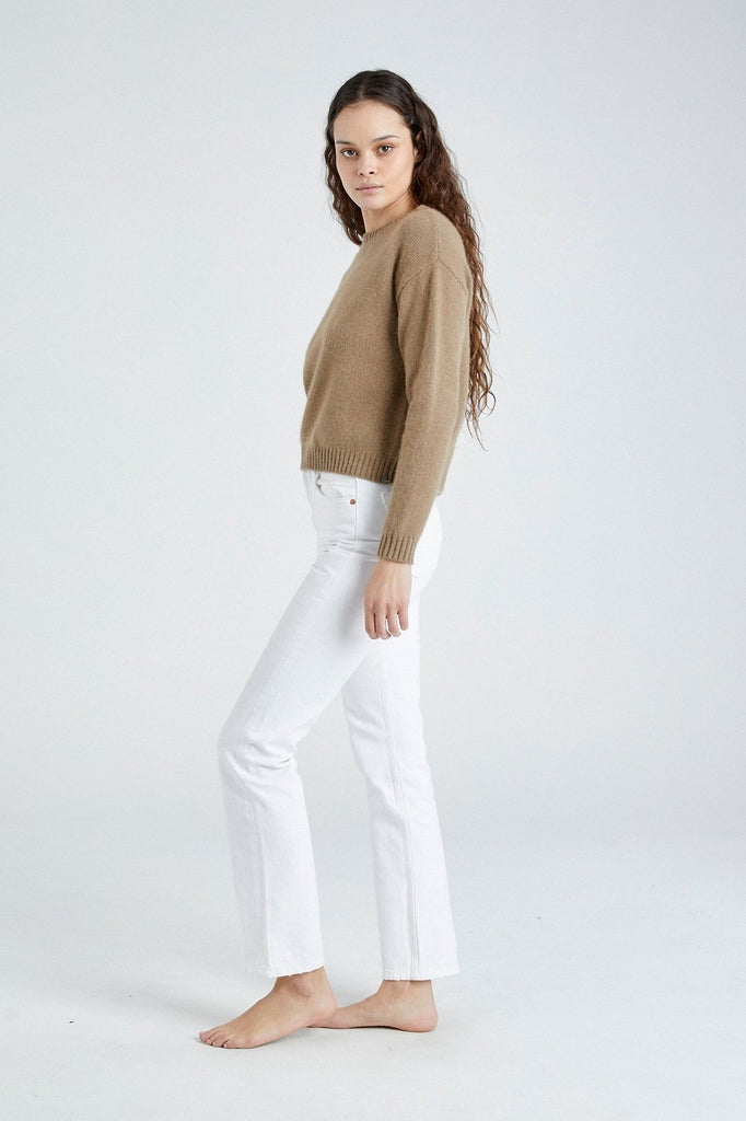 +Beryll Holly Cashmere Sweater | Driftwood - +Beryll Worn By Good People