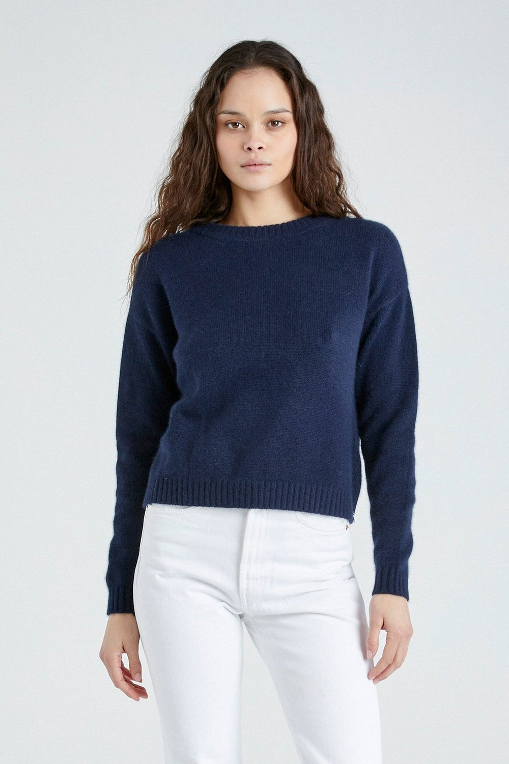 + Beryll Holly Cashmere Sweater | Navy - +Beryll Holly Cashmere Sweater | Navy Blue - +Beryll Worn By Good People