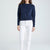 +Beryll Holly Cashmere Sweater | Navy Blue - +Beryll Worn By Good People