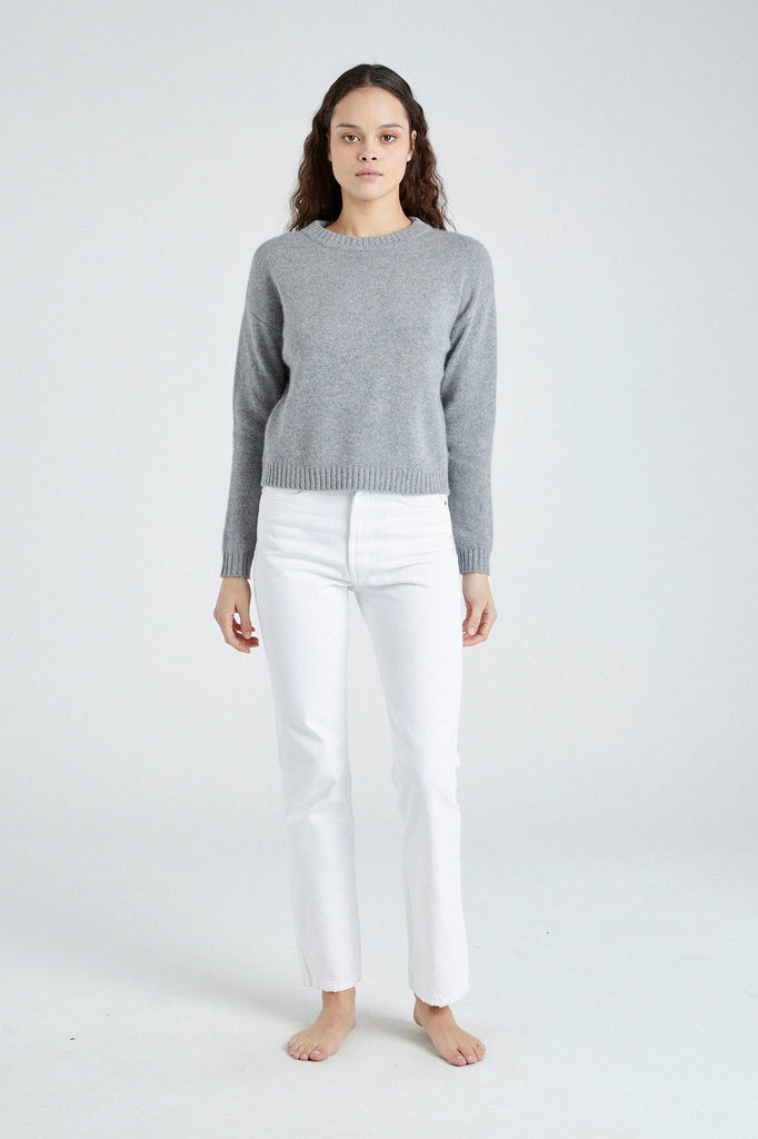 +Beryll Holly Cashmere Sweater | Shell Gray - +Beryll Worn By Good People