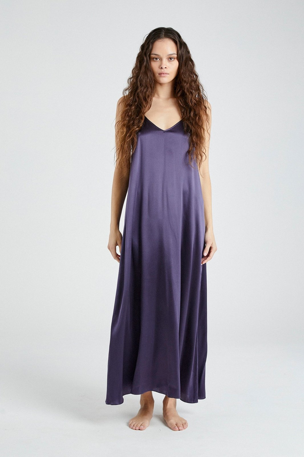+ Beryll Julie Silk Maxi Dress | Midnight Blue - +Beryll Silk Dress Julie | Midnight Blue - +Beryll Worn By Good People