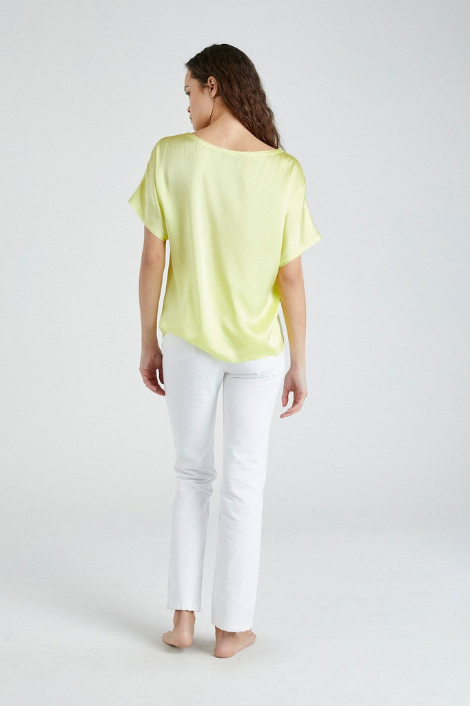+Beryll Silk Shirt Erica | Lemon - +Beryll Worn By Good People