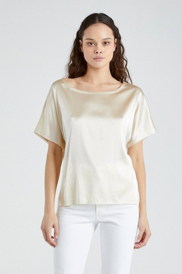 +Beryll Silk Shirt Erica | Off-White - +Beryll Worn By Good People